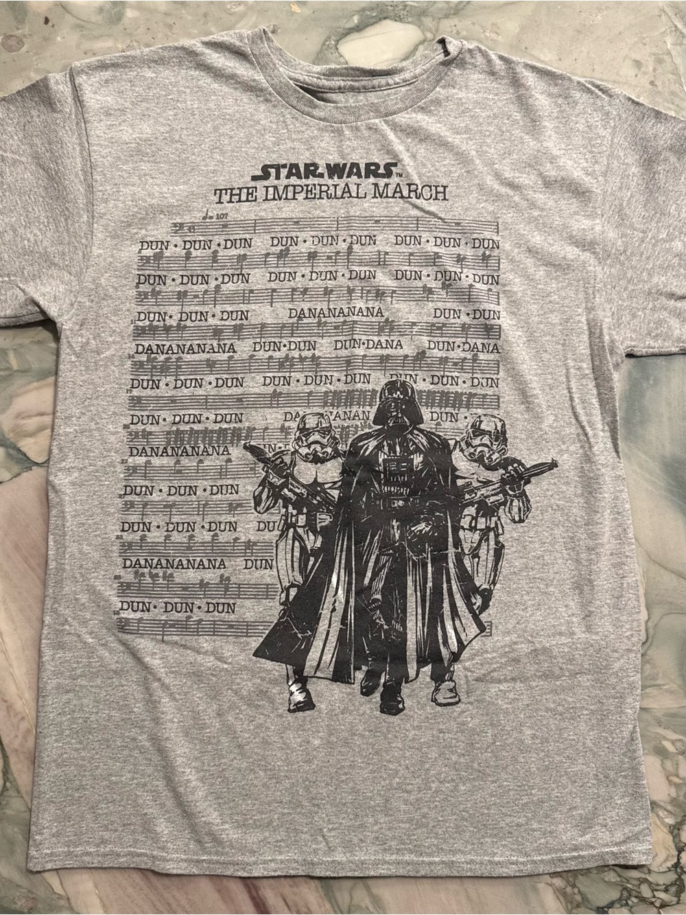 Star Wars Imperial March Music T-Shirt Men’s M
